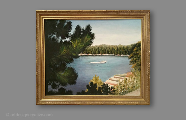 Lake Arrowhead painting